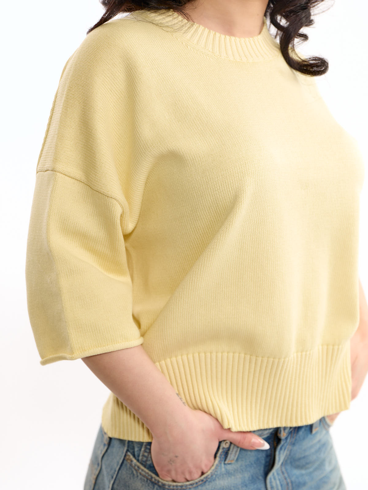 Palma Solid Short Sleeve Crew Top