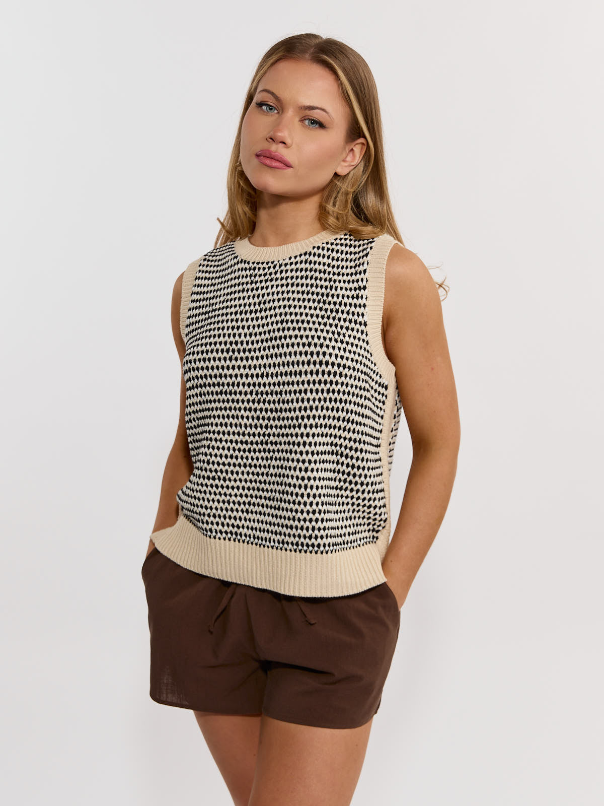 Alba Sleeveless Knit Top