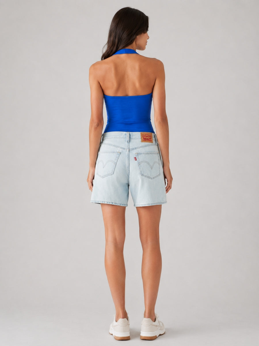Second Skin Hailey Halter Short Sleeve Top