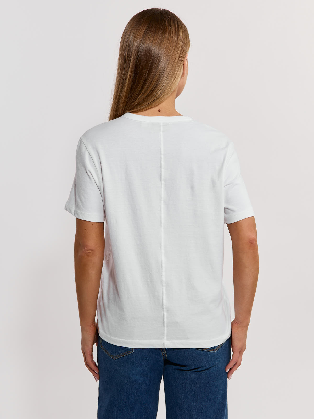 Zaya Solid Cotton T-Shirt