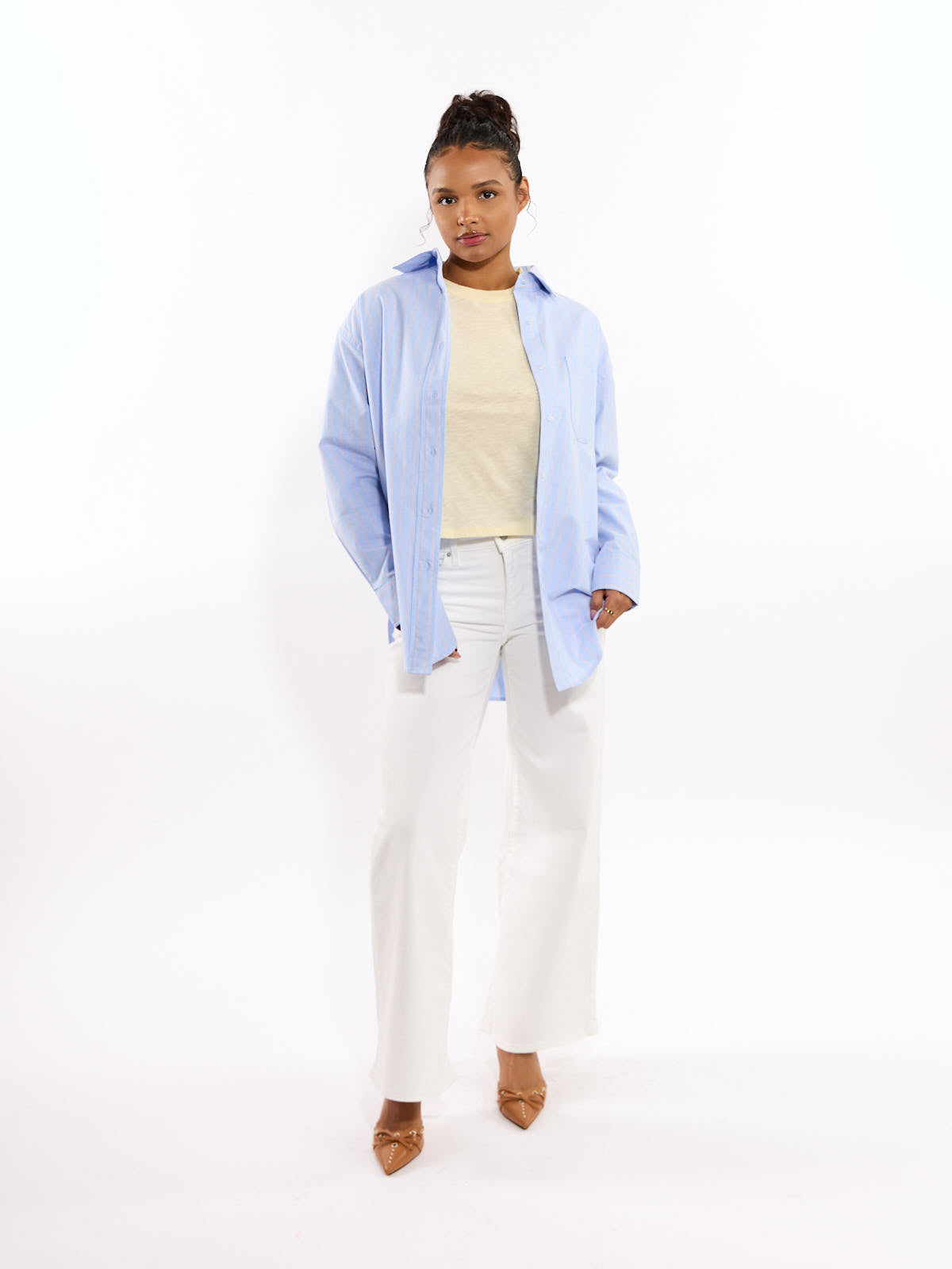 Padme Stripe Oversized Oxford Shirt