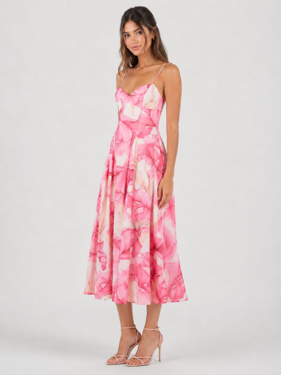 Abby Floral A-Line Dress