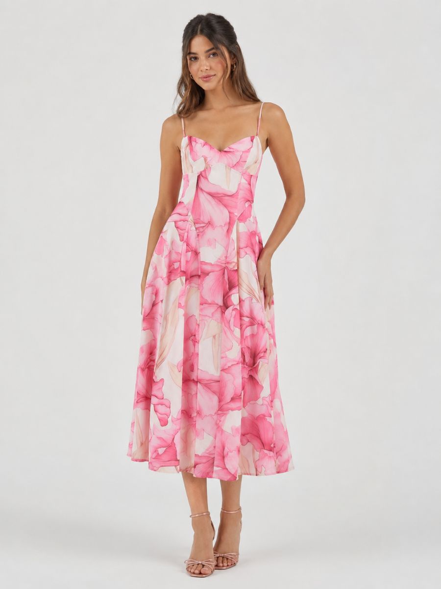 Abby Floral A-Line Dress