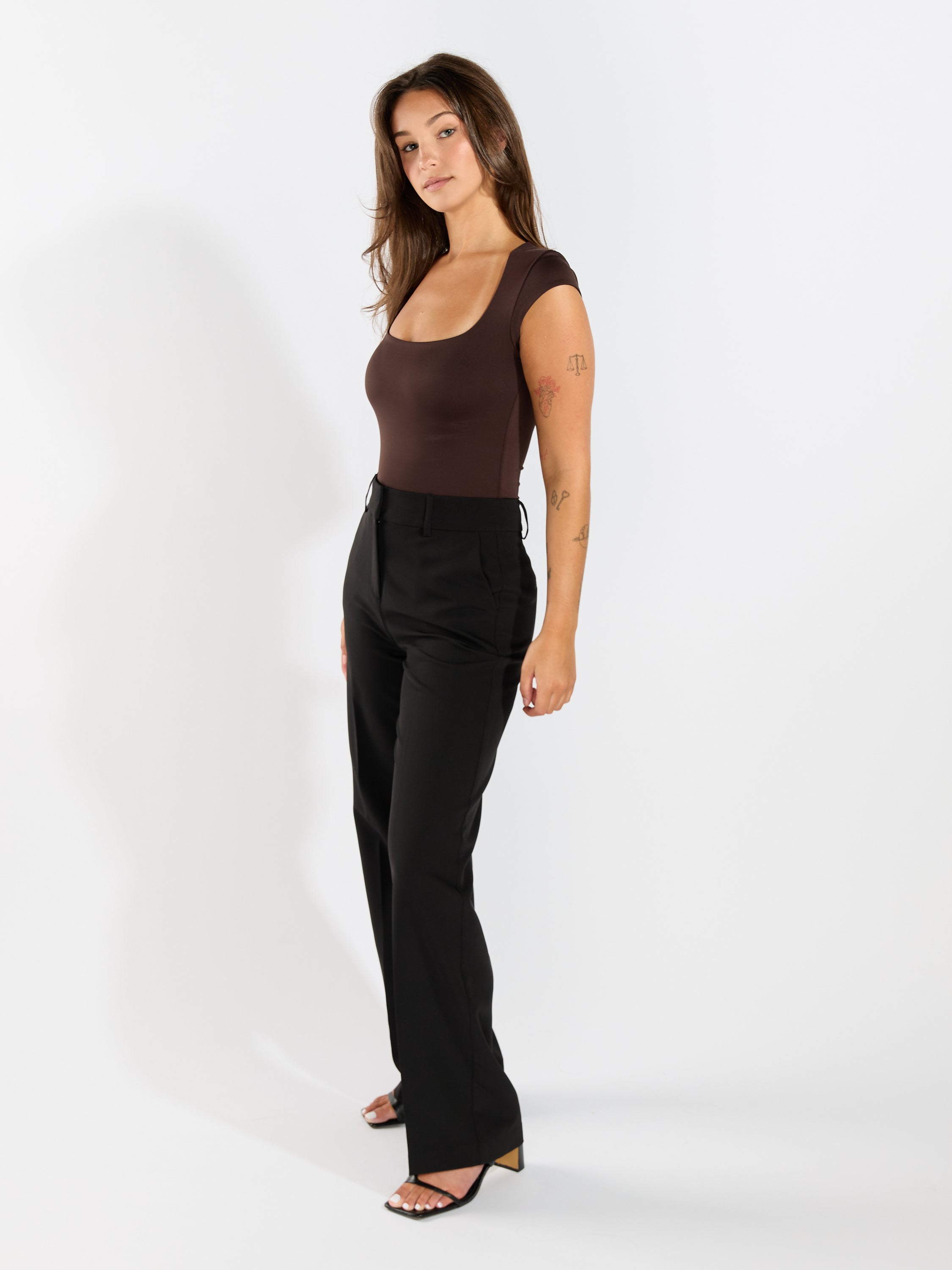 Second Skin Tiara Cap Sleeve Bodysuit