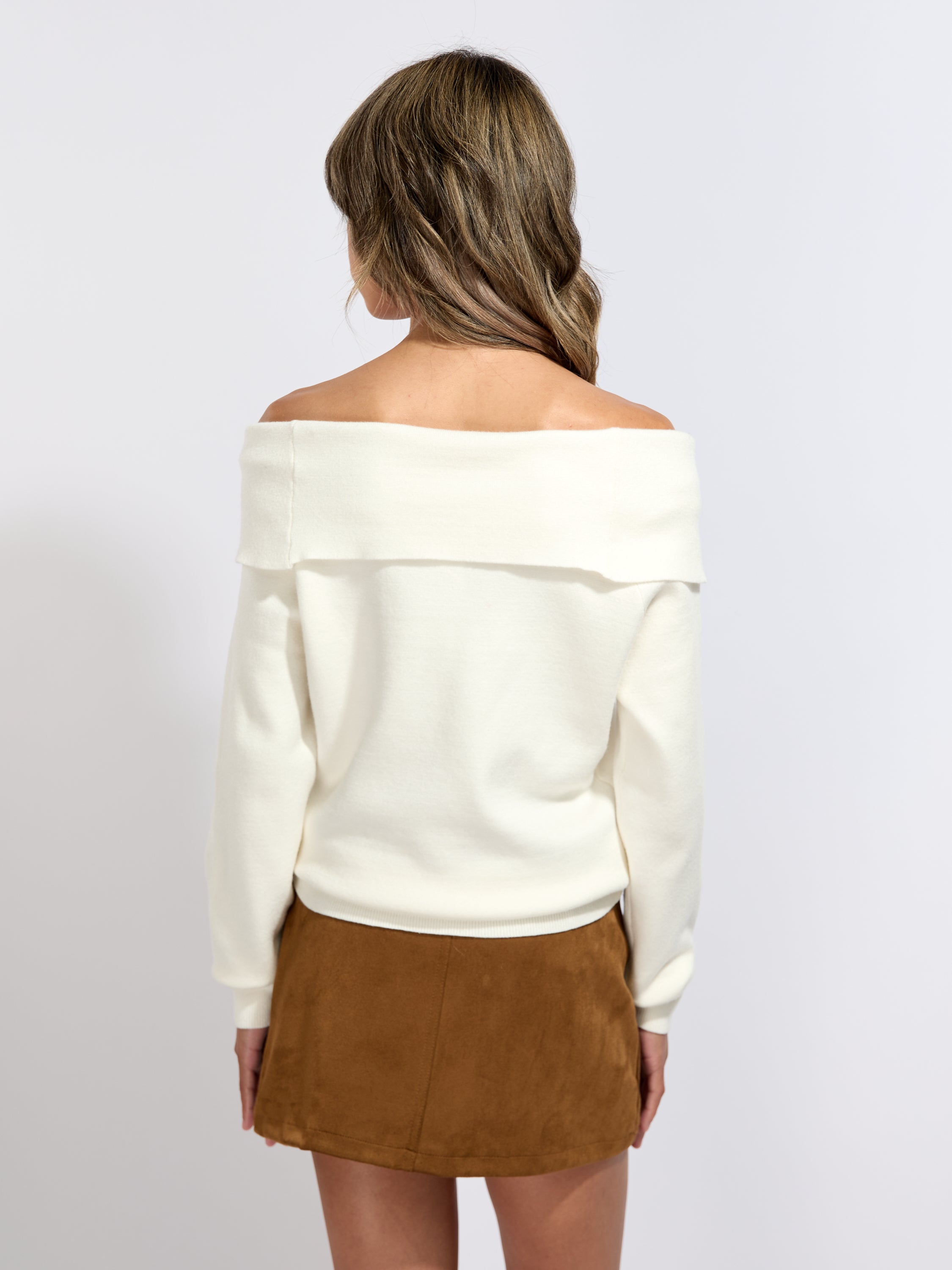 Jones Off The Shoulder Sweater