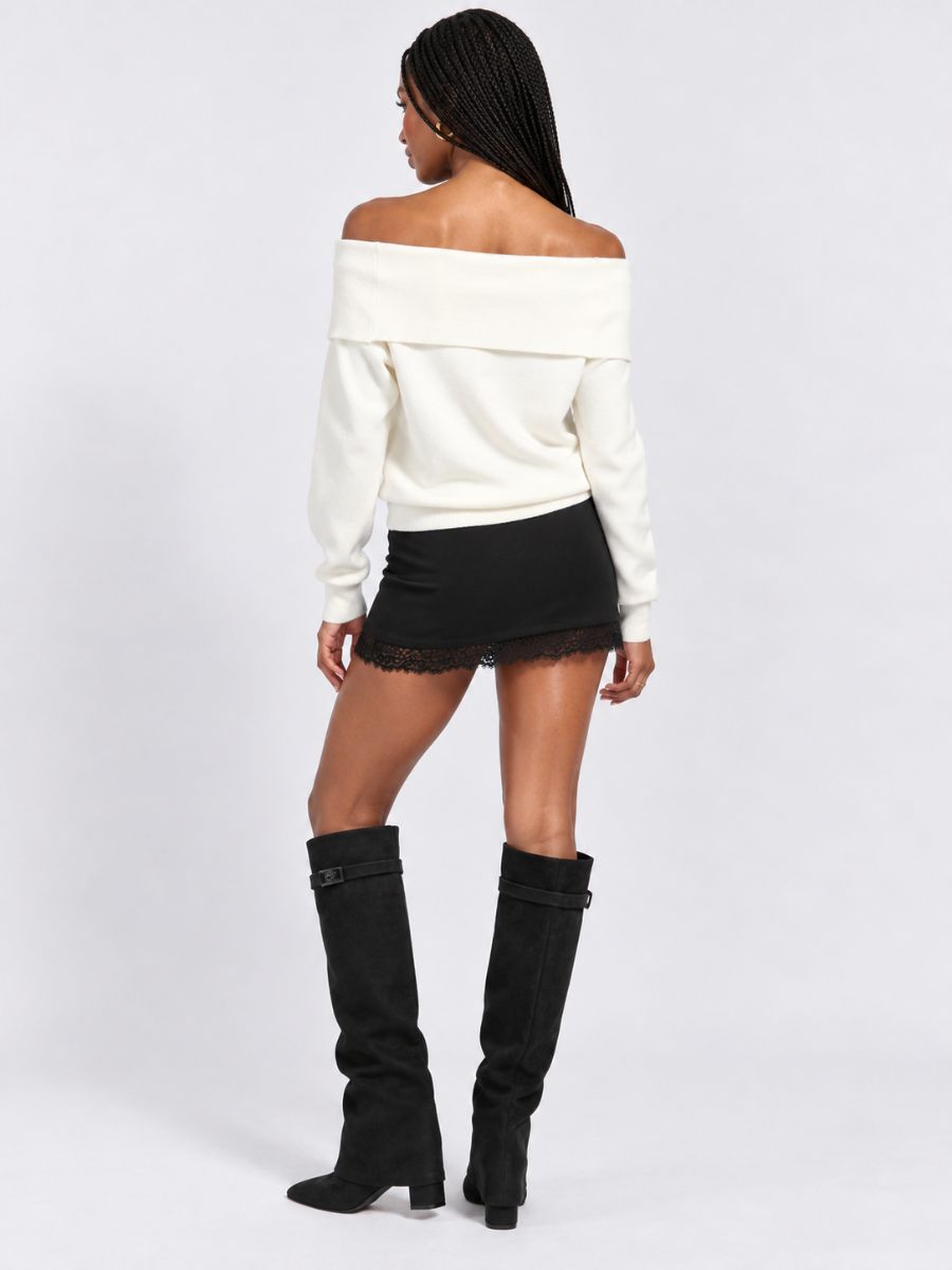 Jones Off The Shoulder Sweater