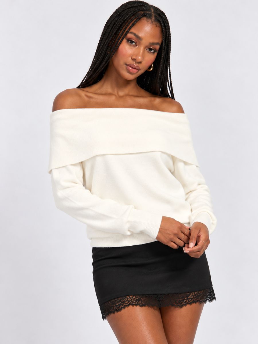 Jones Off The Shoulder Sweater