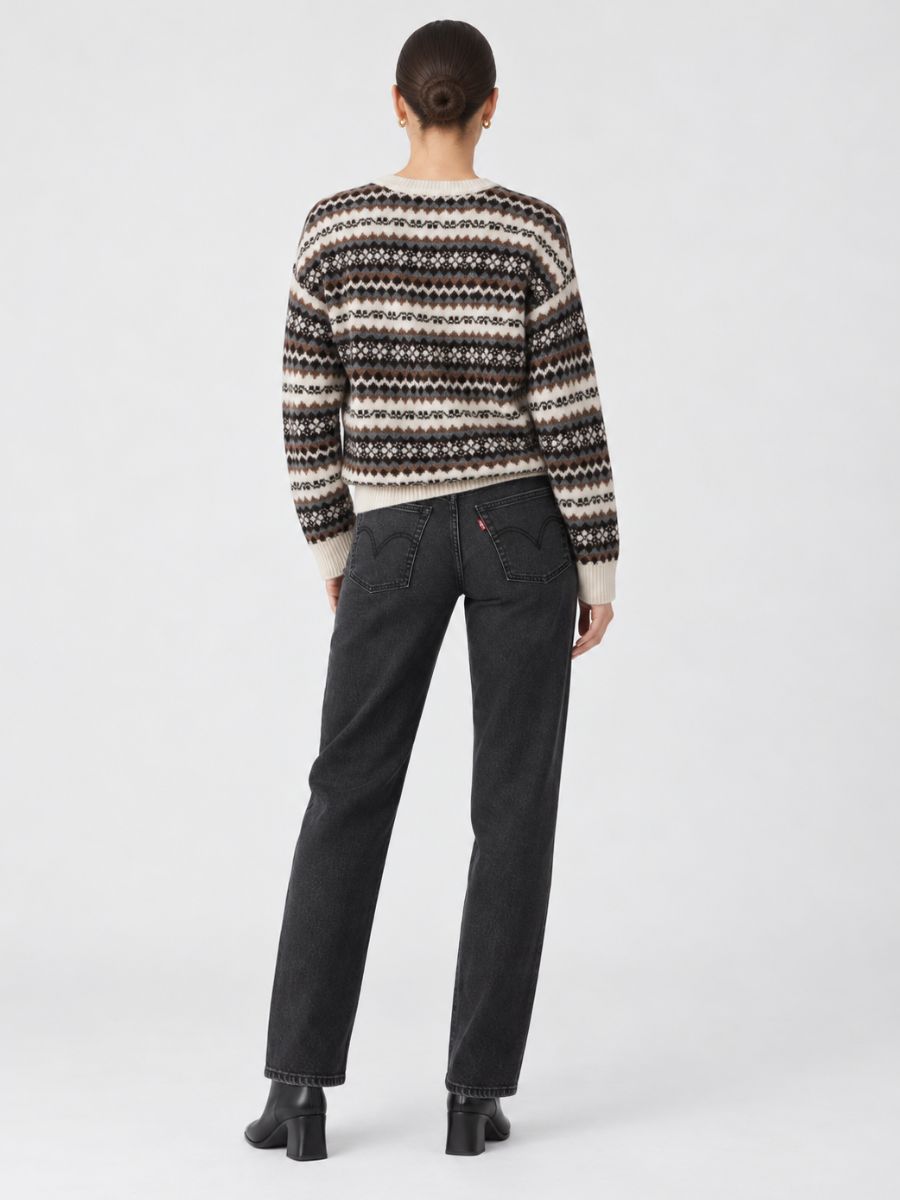 Fair Isle Crew Sweater