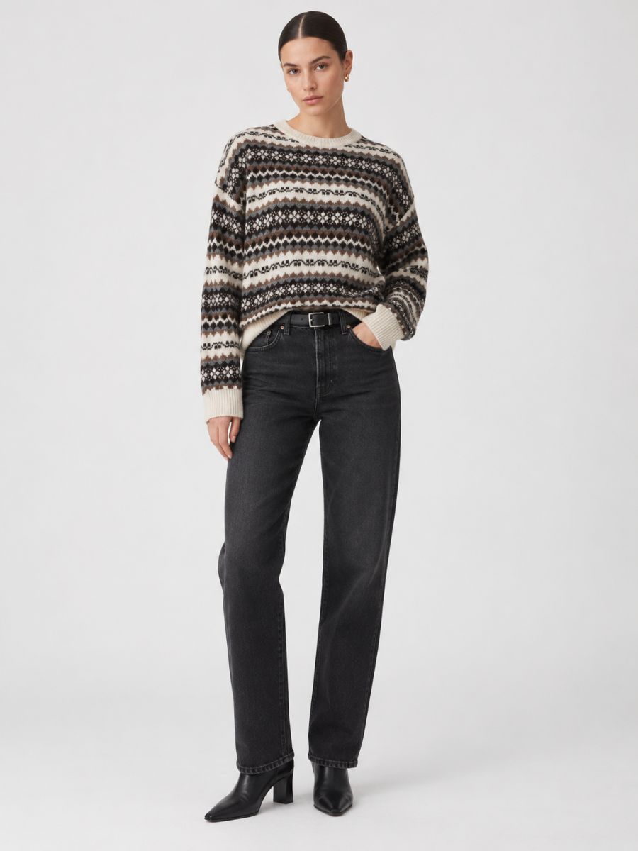 Fair Isle Crew Sweater