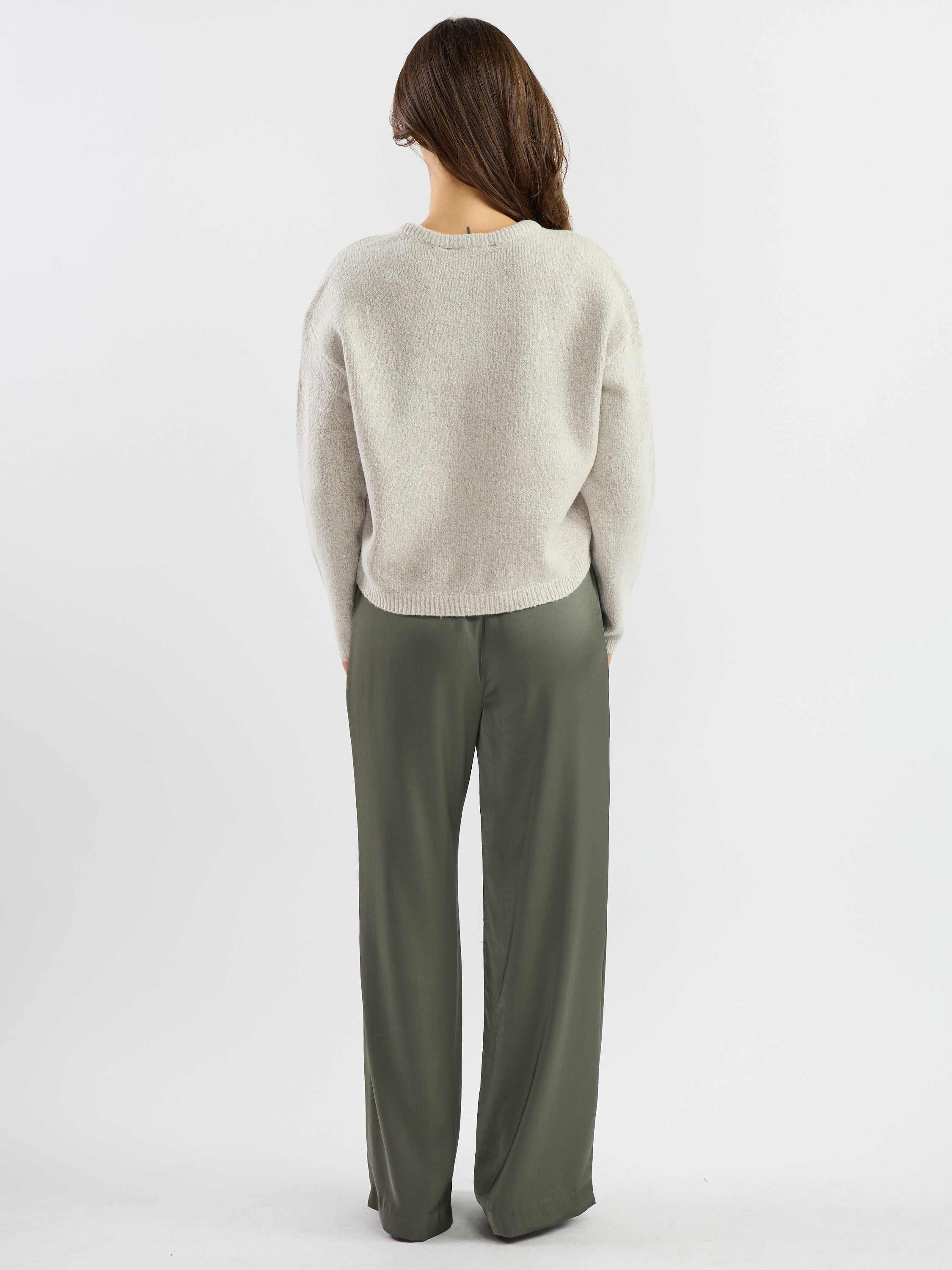 Mossy Long-Sleeve Button Cardigan