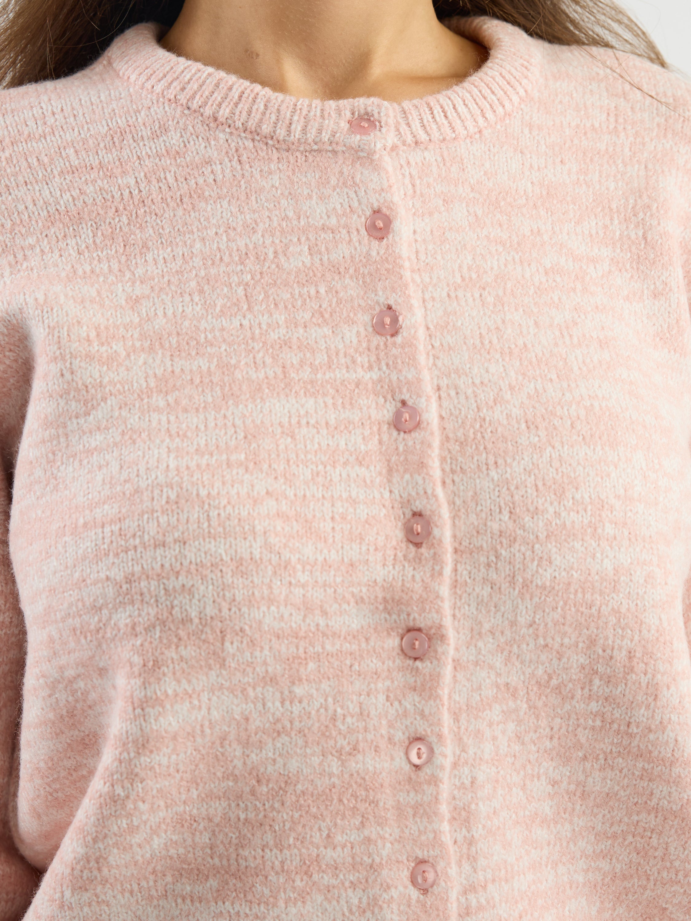 Mossy Long-Sleeve Button Cardigan