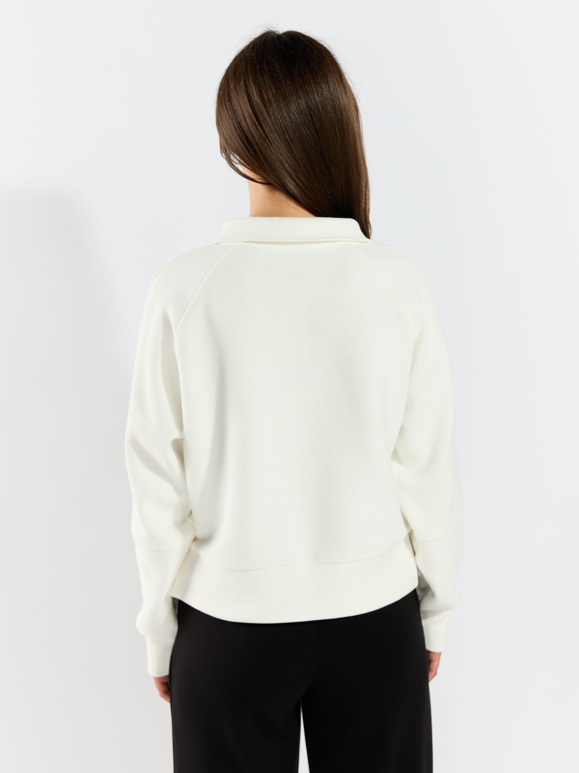 Miu Ottoman Knit 1/4 Zip Pullover