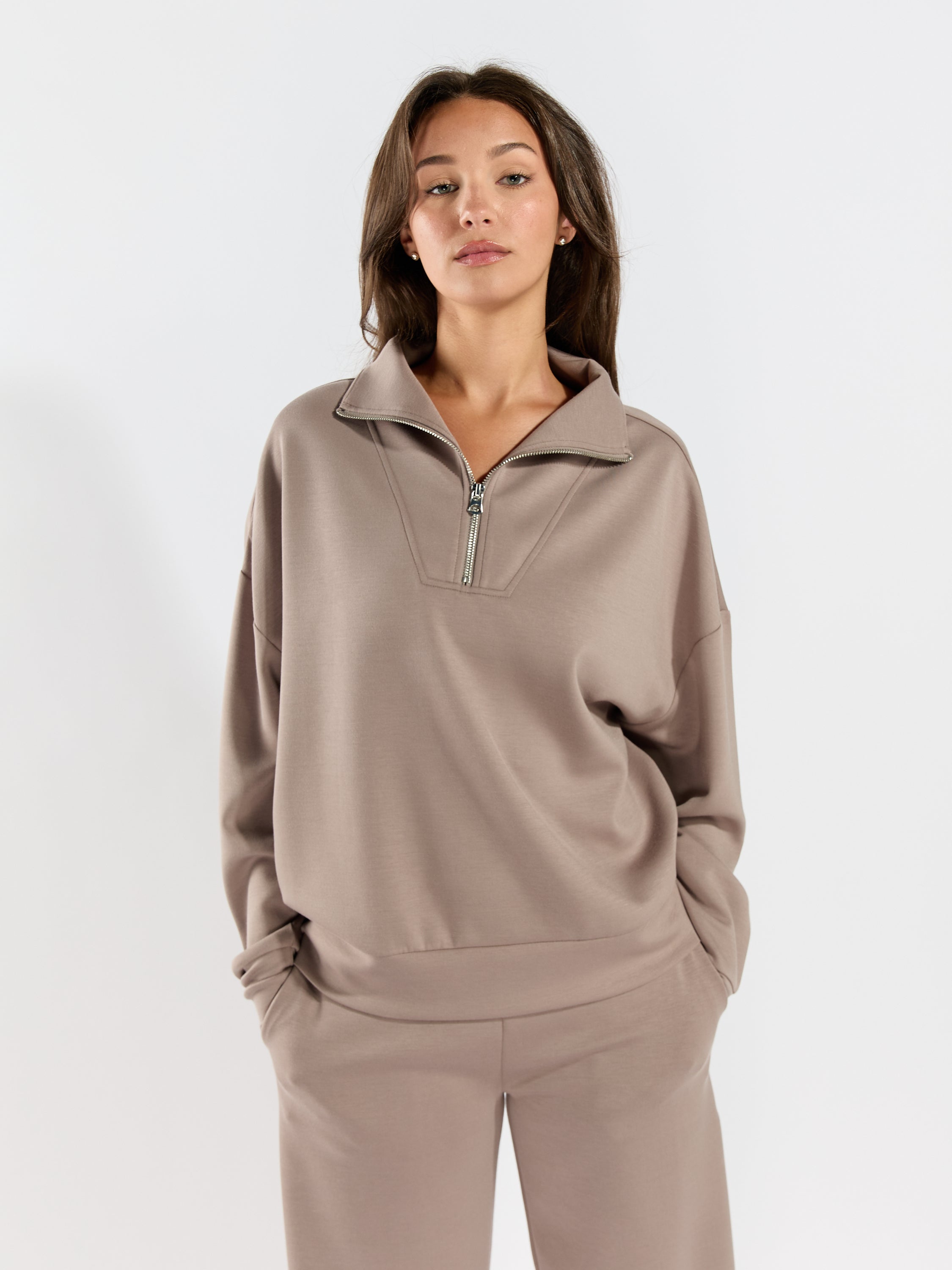 Seanni Scuba 1/4 Zip Crewneck