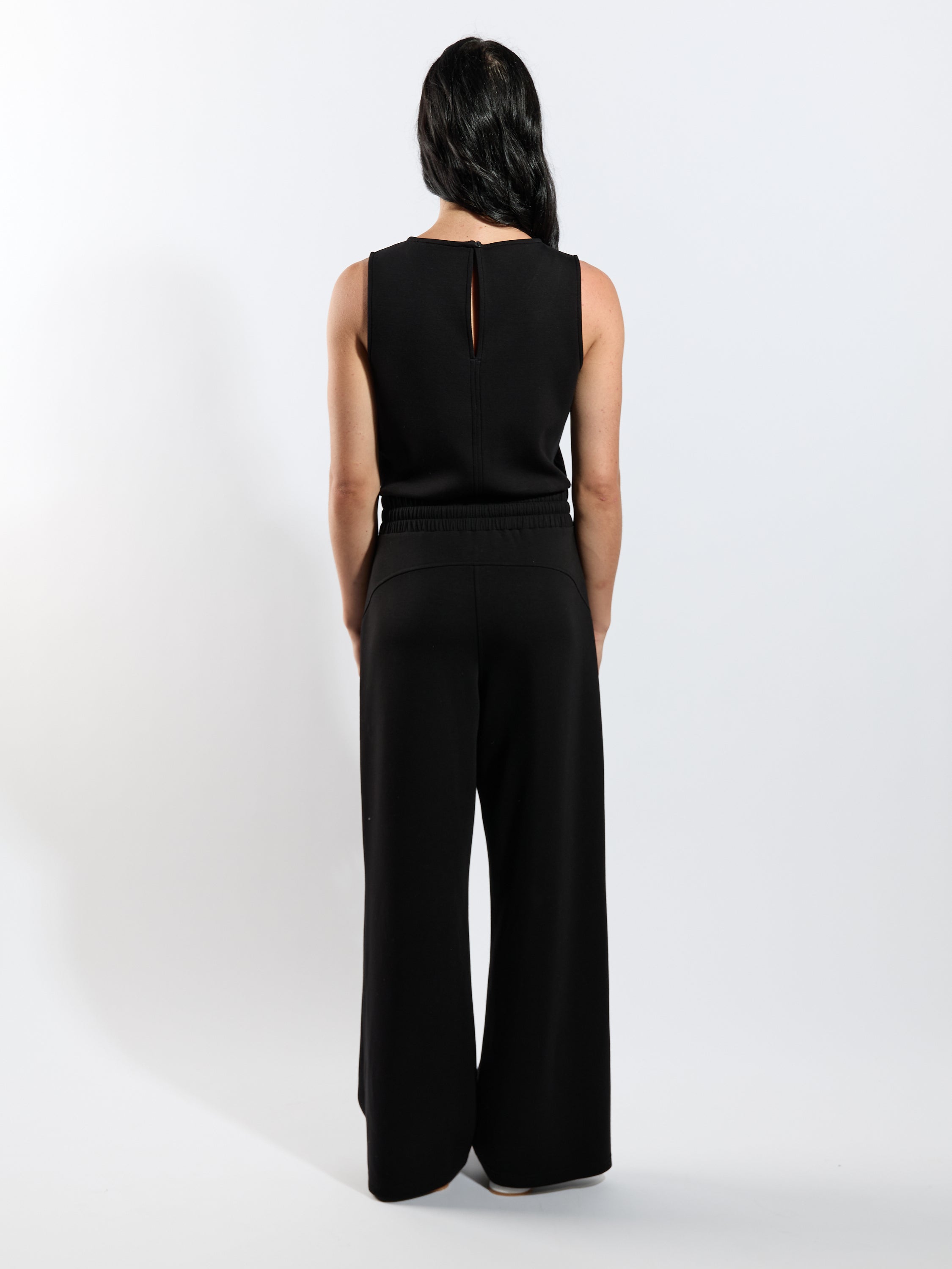 Juniva Tie Scuba Jumpsuit