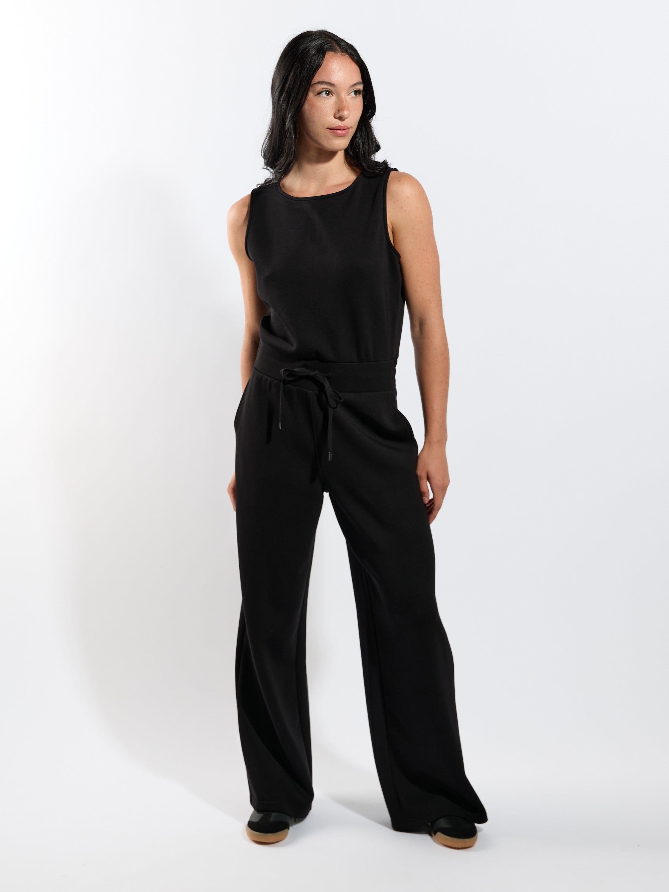 Juniva Tie Scuba Jumpsuit