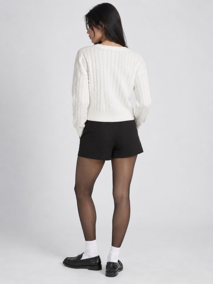 Eleanor Cable Long Sleeve Button Cardigan