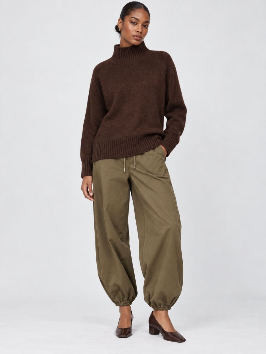 Holly Mock Neck Long Sleeve Sweater