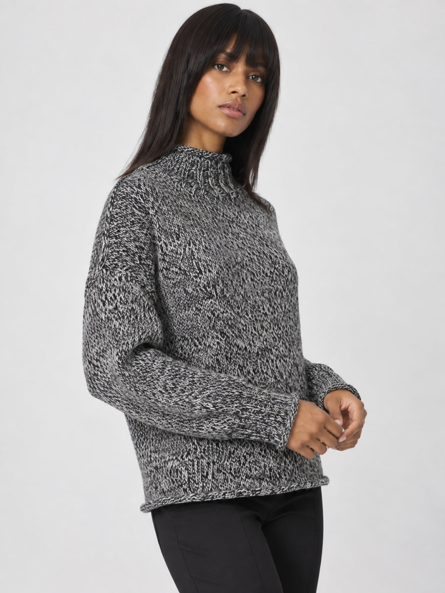Coco Twist Mock Neck Sweater