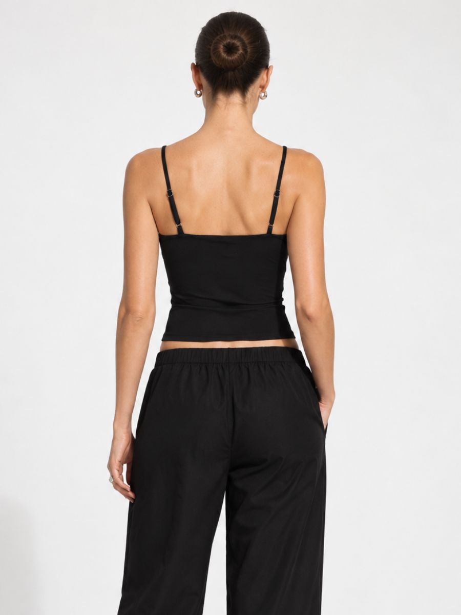Fitch Sleeveless Gold Buckle Tank Top