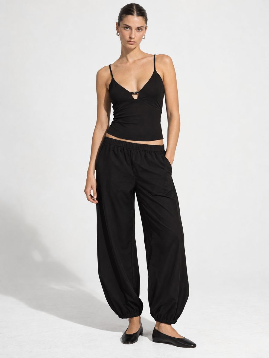 Fitch Sleeveless Gold Buckle Tank Top