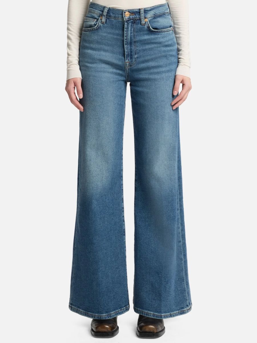 7 For All Mankind Ultra High Rise Sea Level Jean