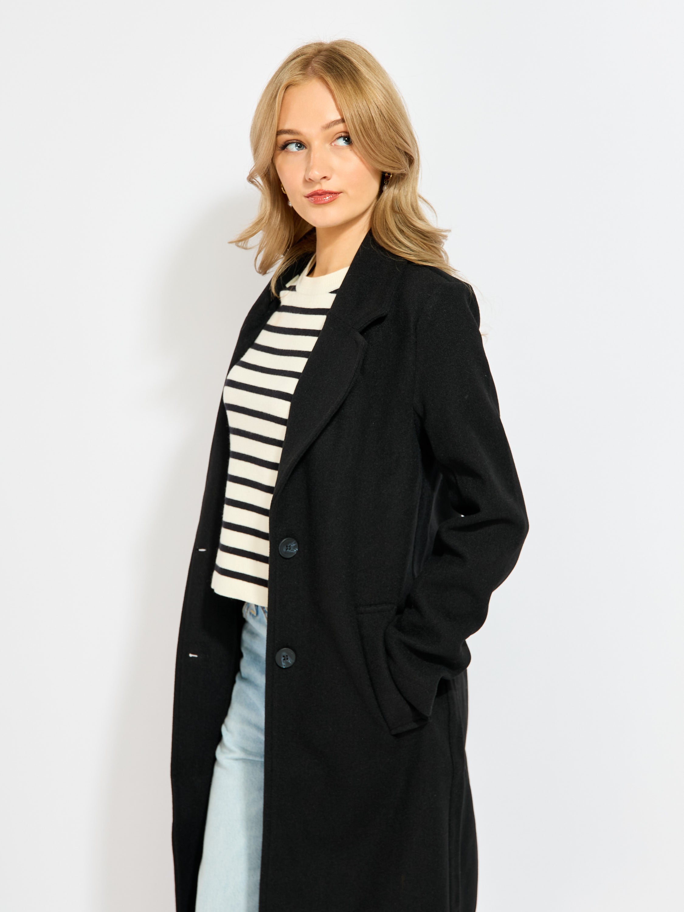 Best Two Button Dress Coat