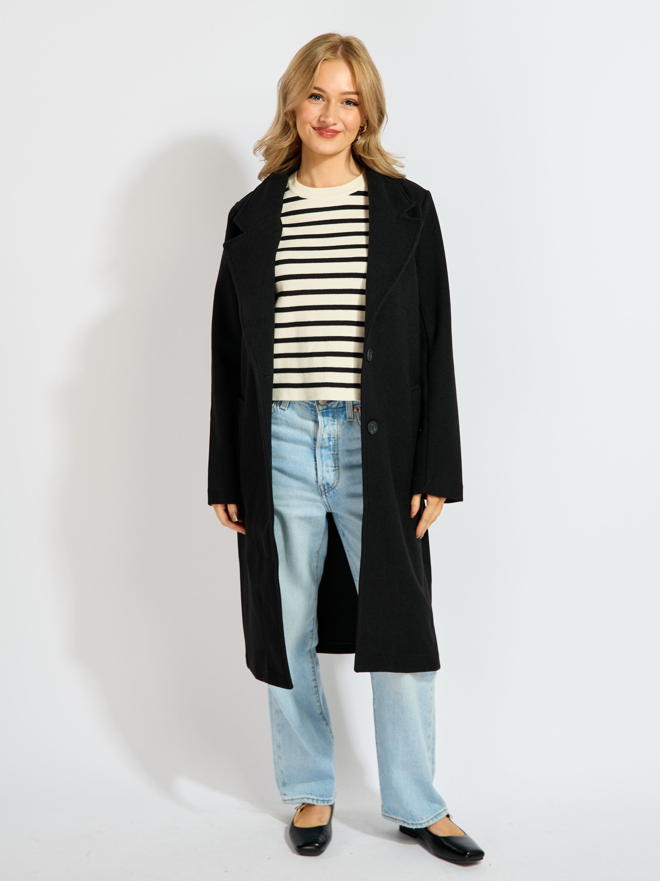 Best Two Button Dress Coat