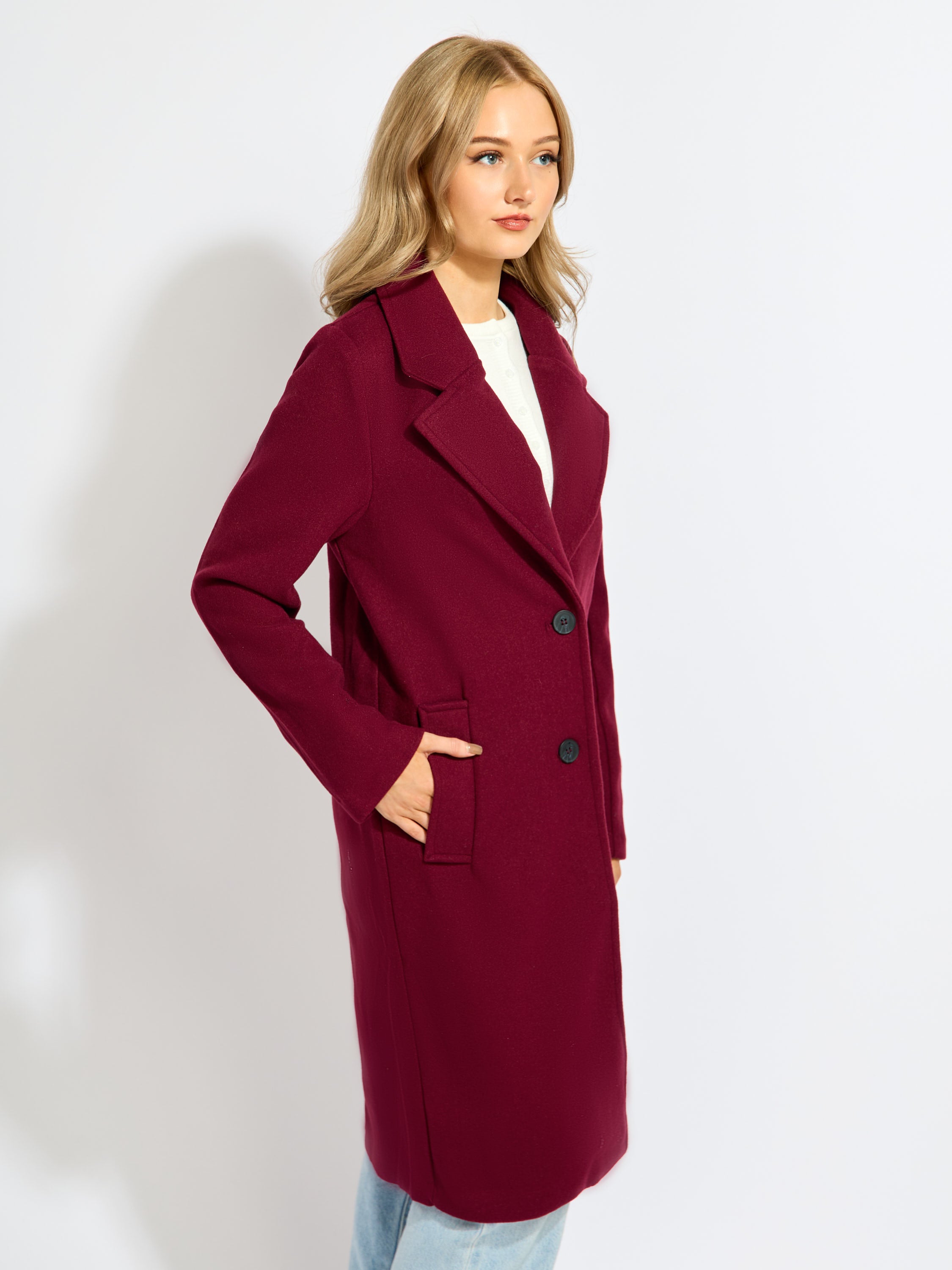 Best Two Button Dress Coat