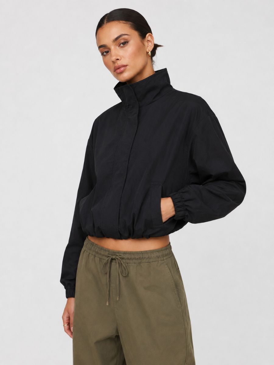 Oak High Neck Jacket