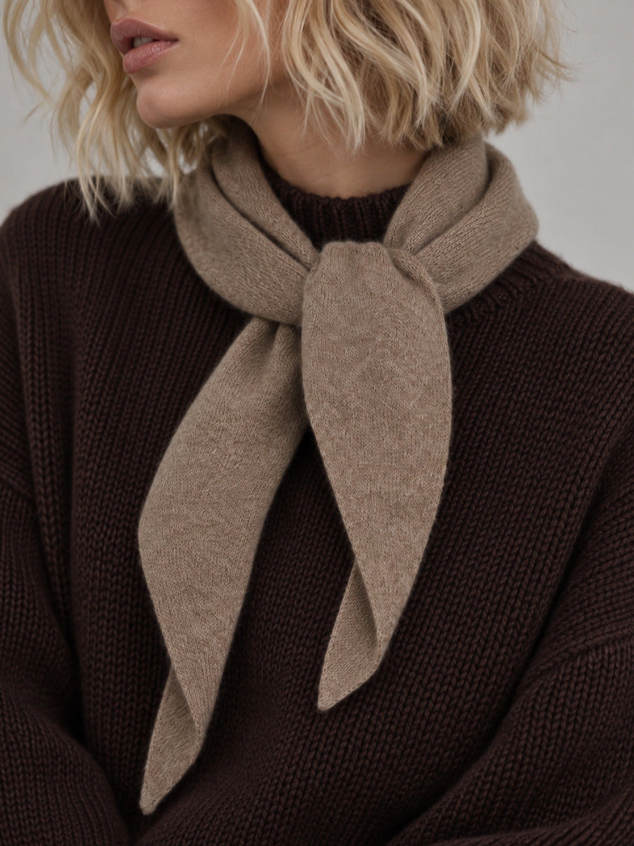 Luna Medium Cashmere Bandana Scarf