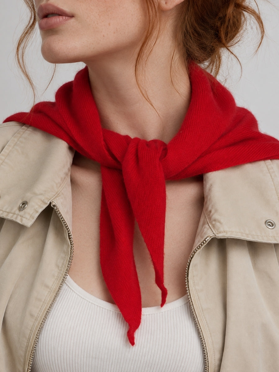 Luna Medium Cashmere Bandana Scarf