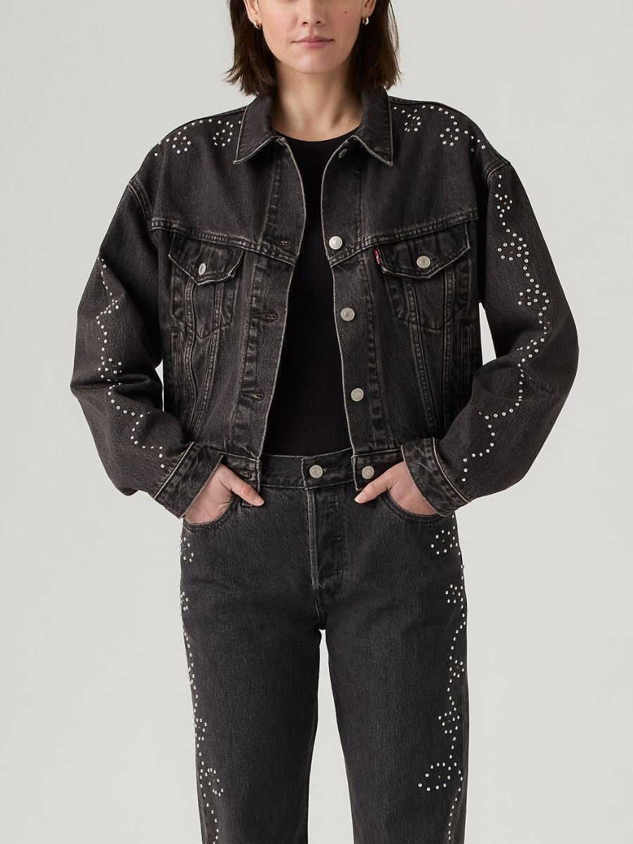 Levi's Shrunken 90s Bejeweled Trucker Jacket