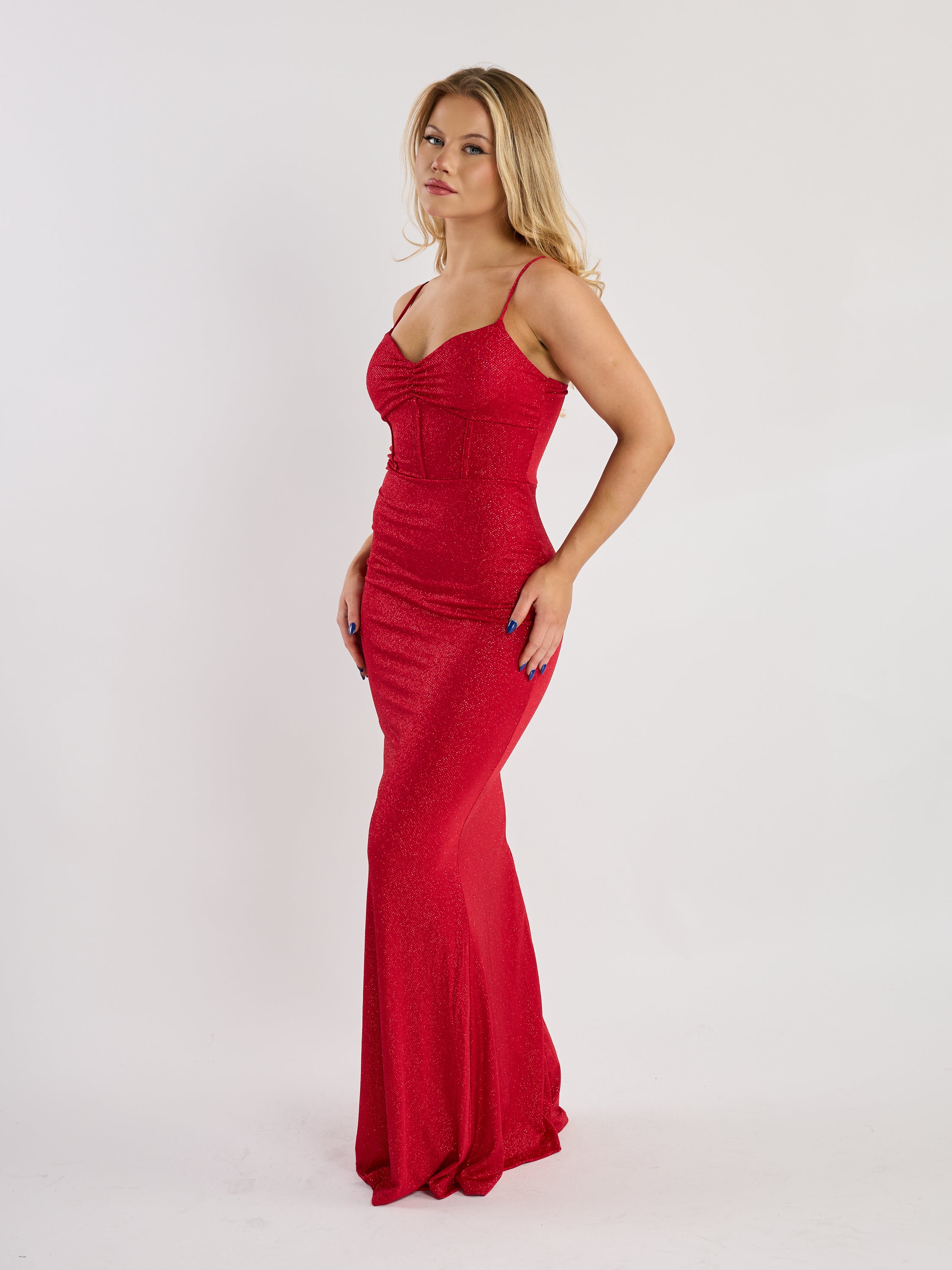 Eternity Slinky Glitter Maxi Dress