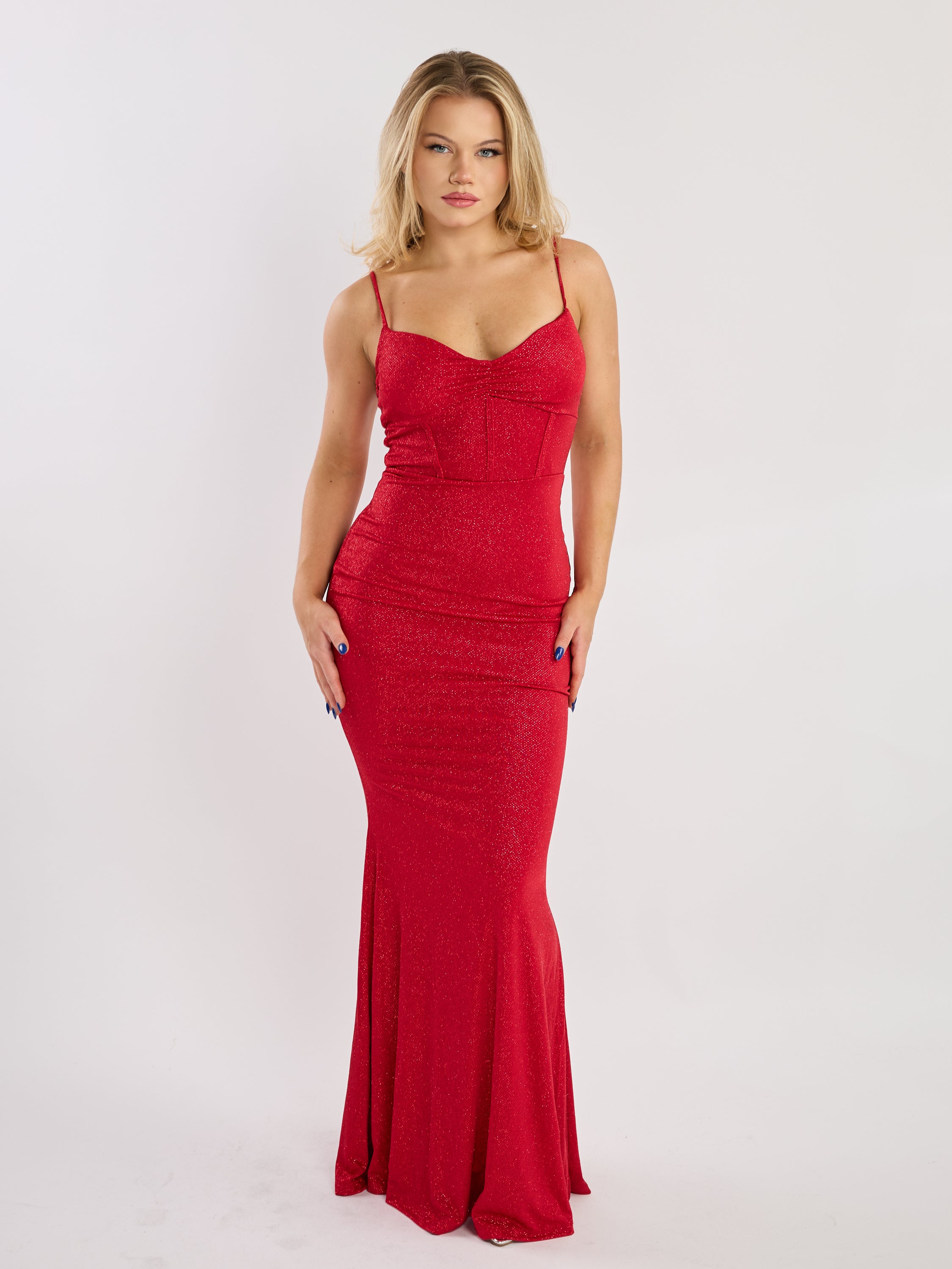 Eternity Slinky Glitter Maxi Dress