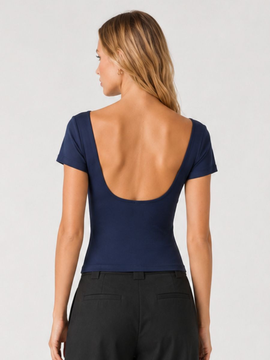 FORM STUDIO Brida Open Neck Top