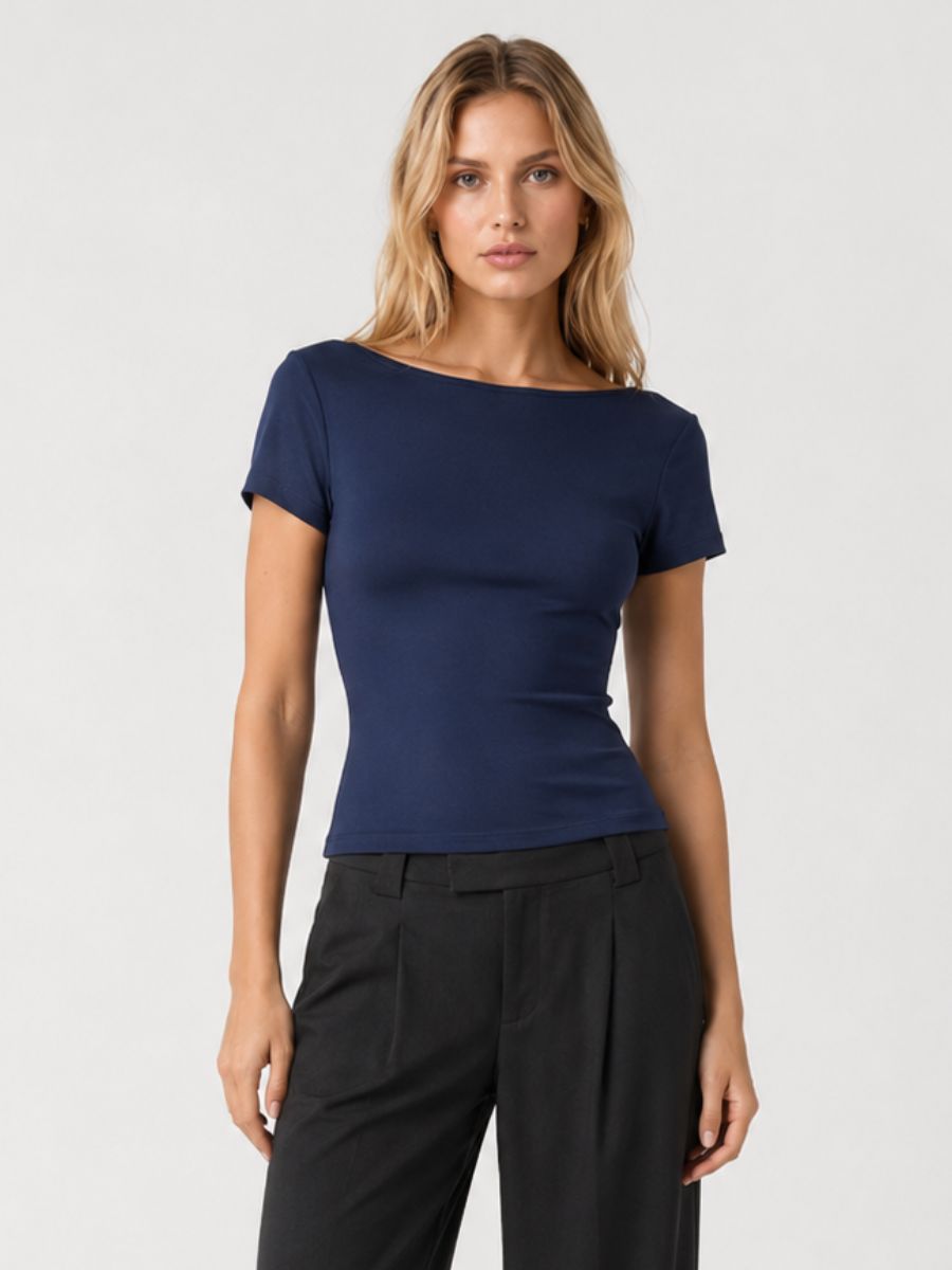 FORM STUDIO Brida Open Neck Top
