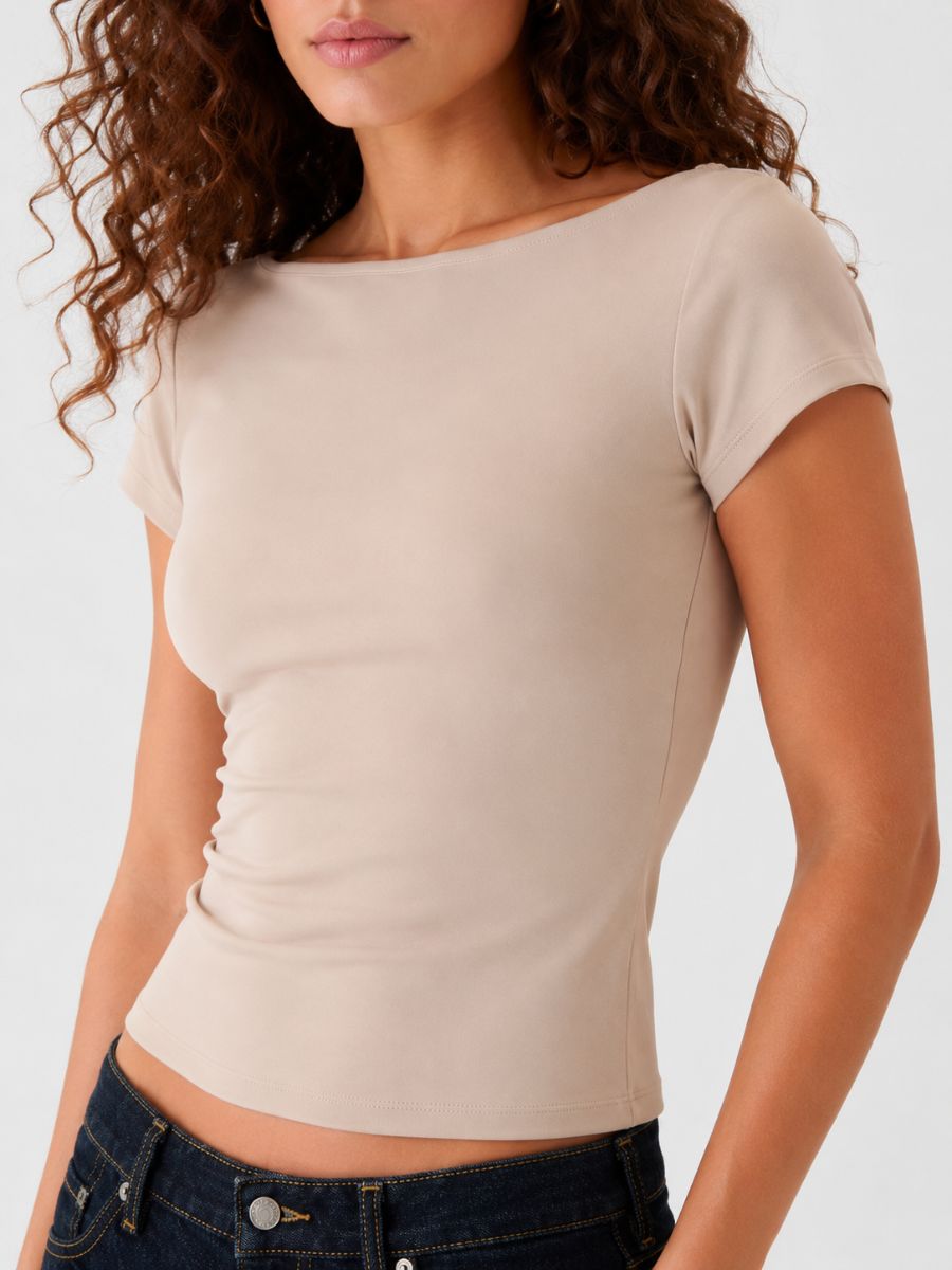 FORM STUDIO Brida Open Neck Top