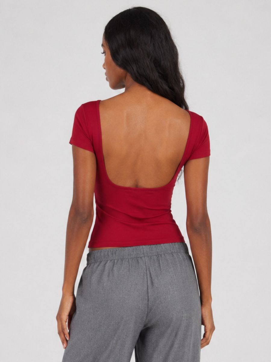 FORM STUDIO Brida Open Neck Top