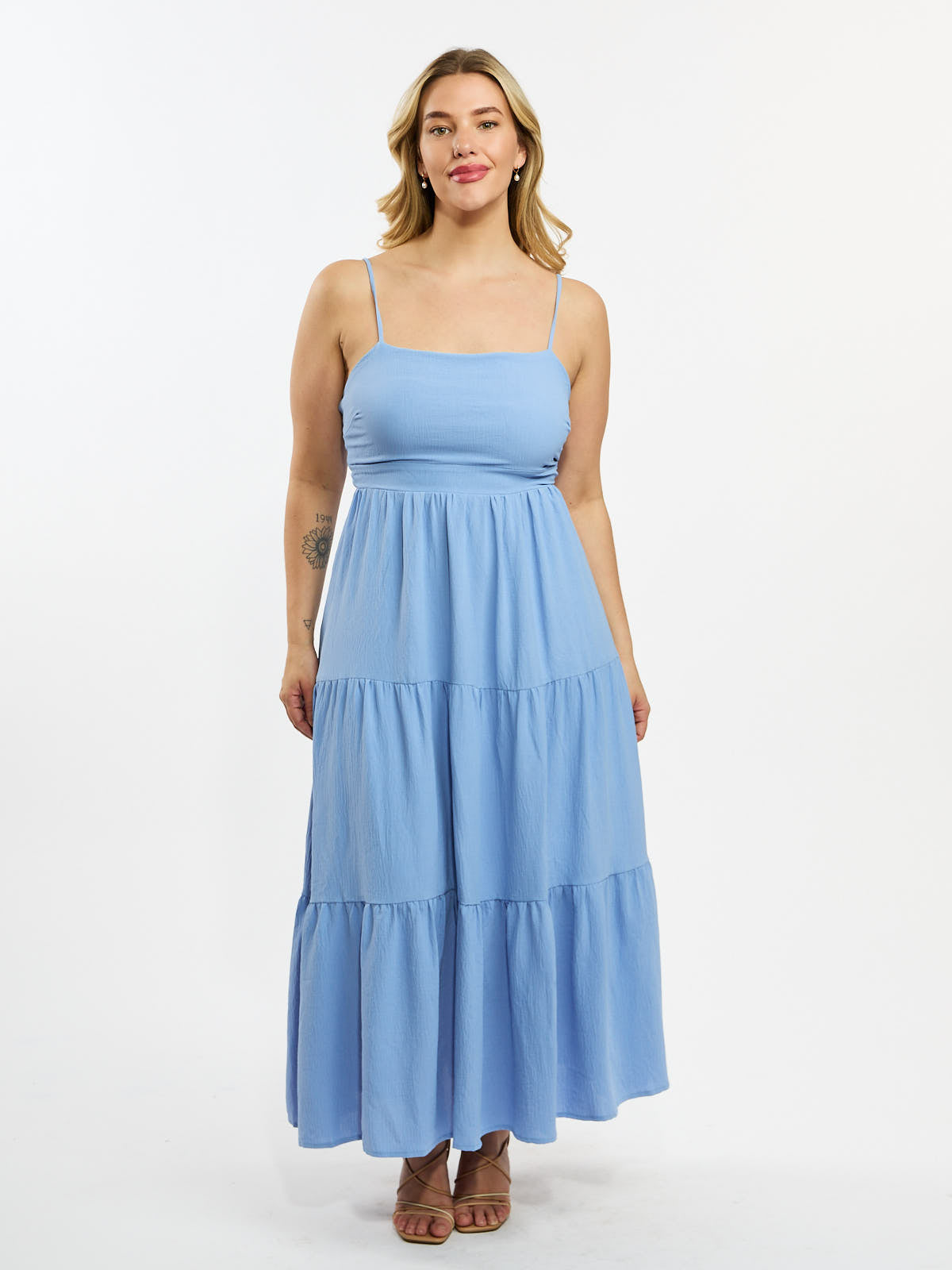 Debbie Tie-Back Maxi Dress