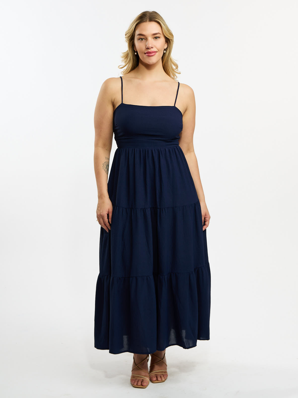 Debbie Tie-Back Maxi Dress