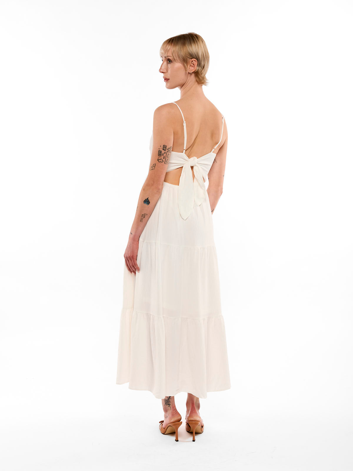 Debbie Tie-Back Maxi Dress