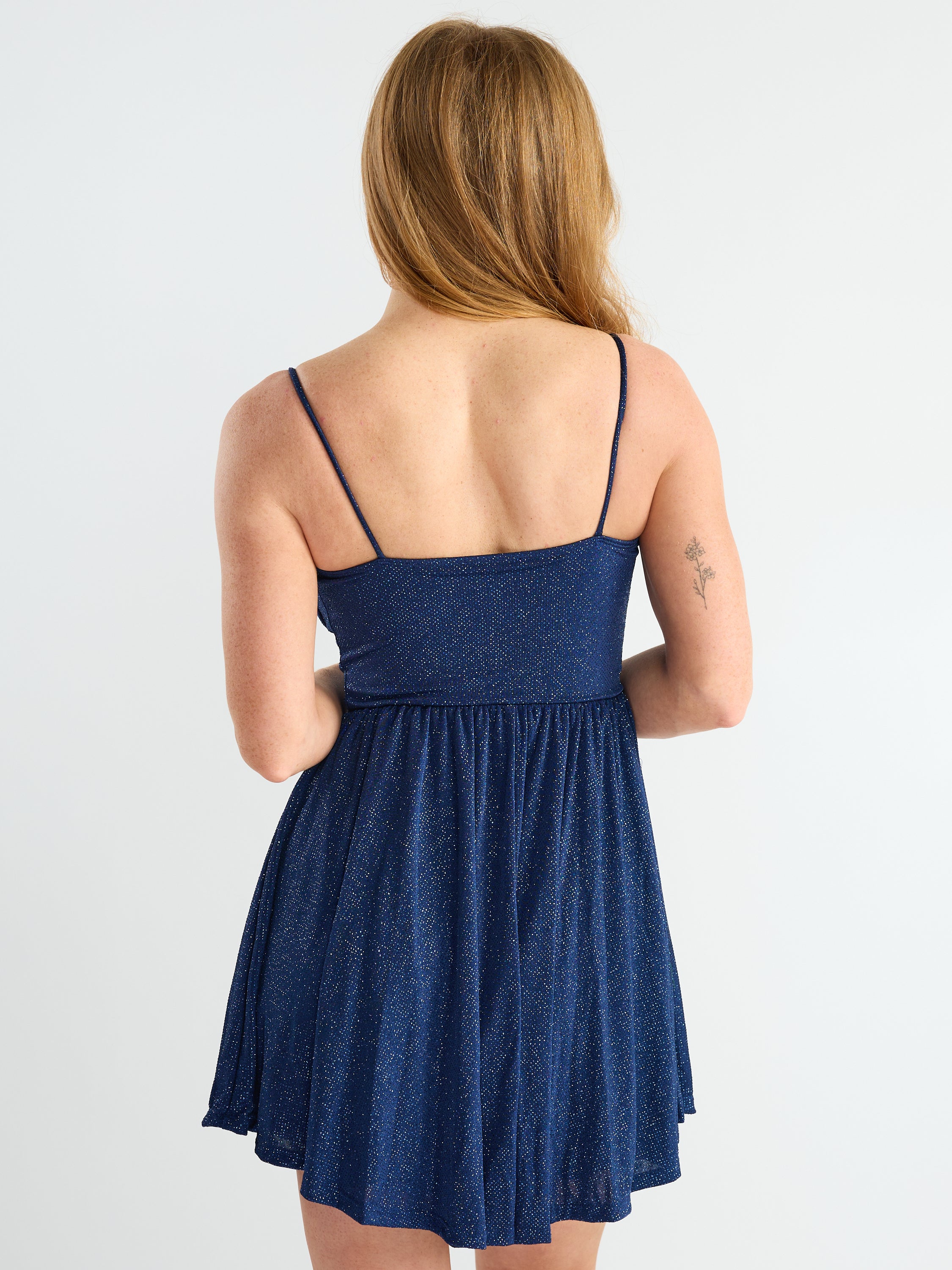 Holly Corset Glitter Mini Dress