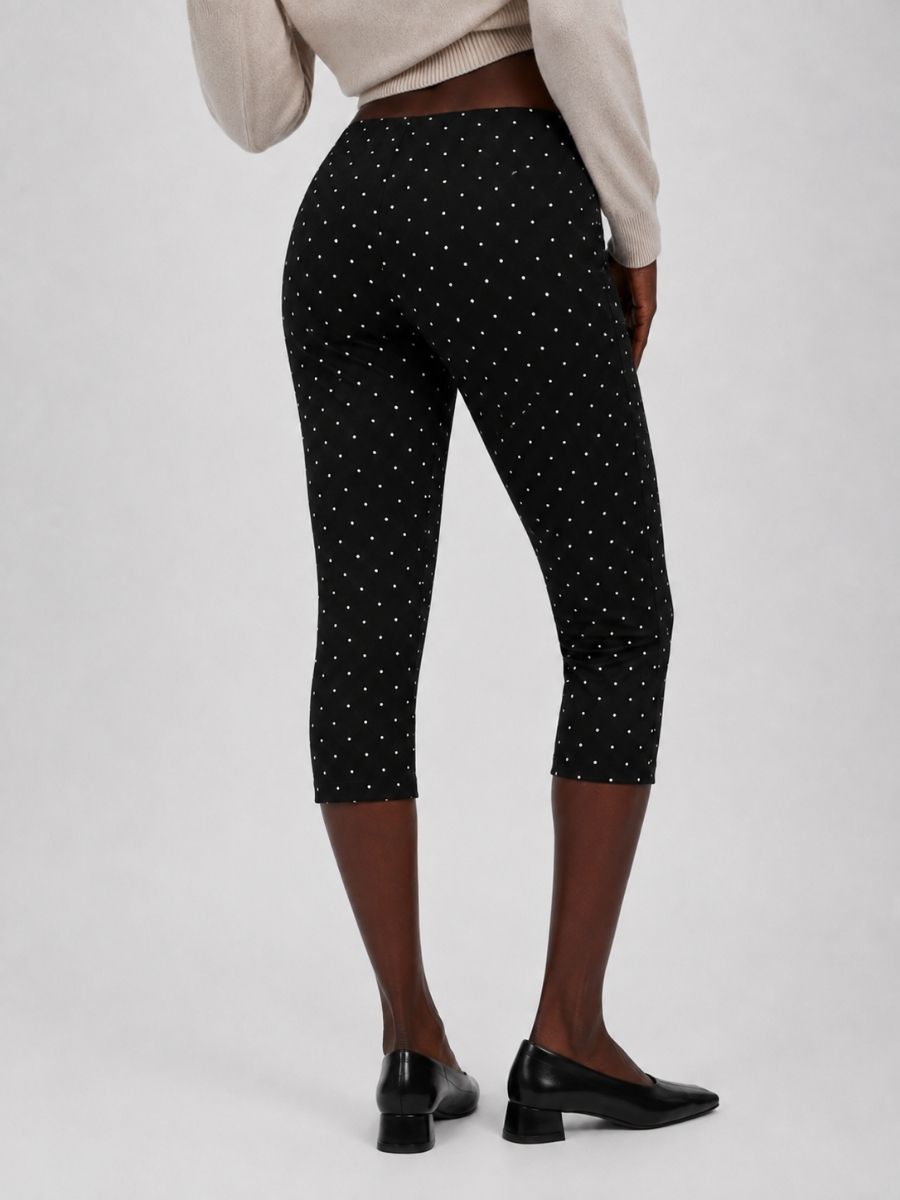 Polka Dot Capri Pants