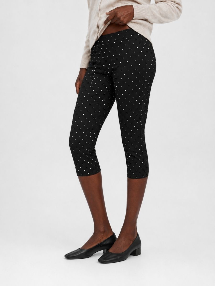 Polka Dot Capri Pants