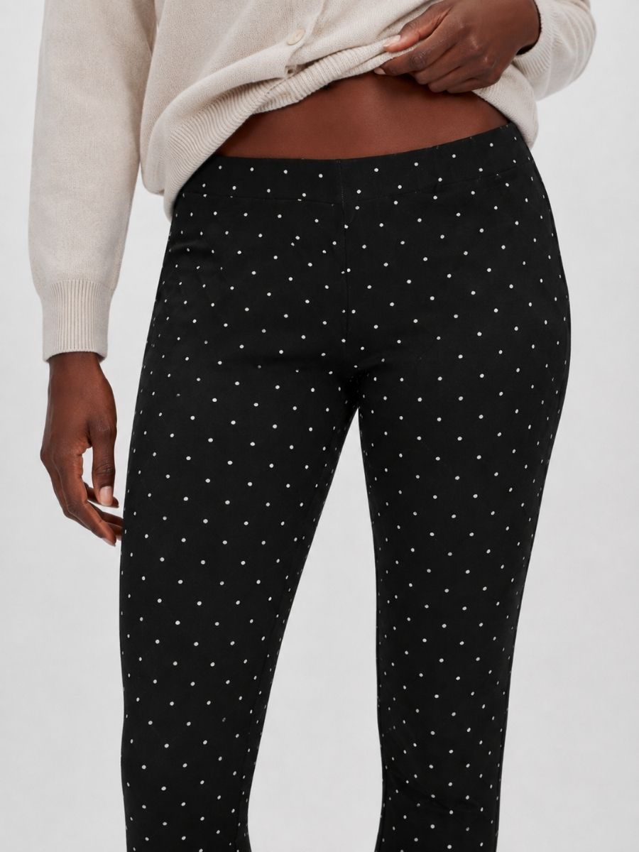 Polka Dot Capri Pants