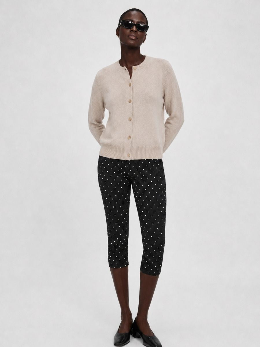 Polka Dot Capri Pants