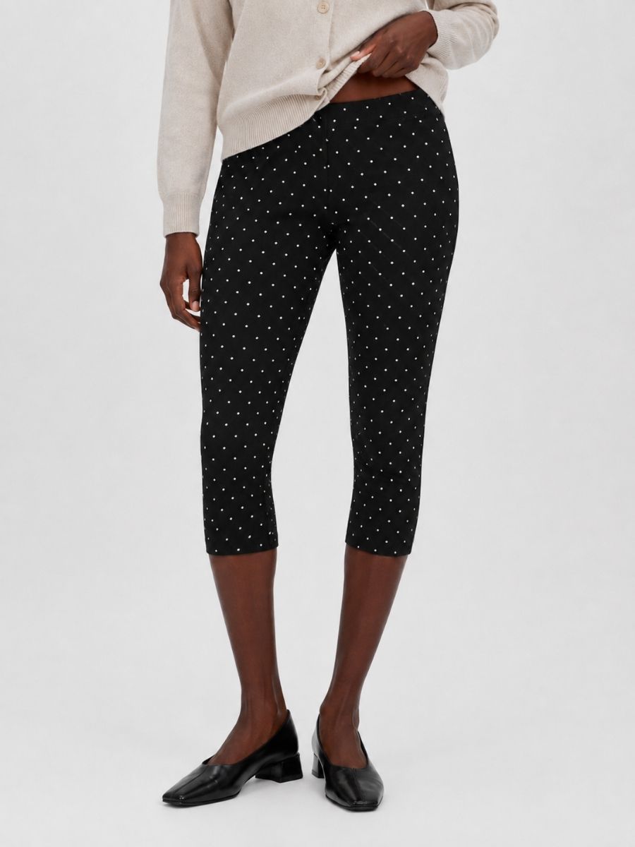 Polka Dot Capri Pants