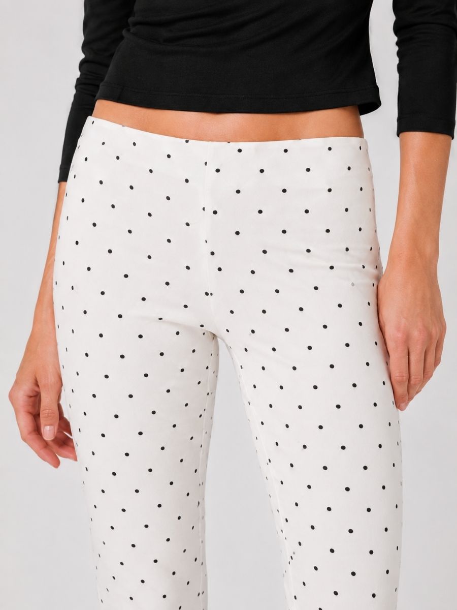 Polka Dot Capri Pants