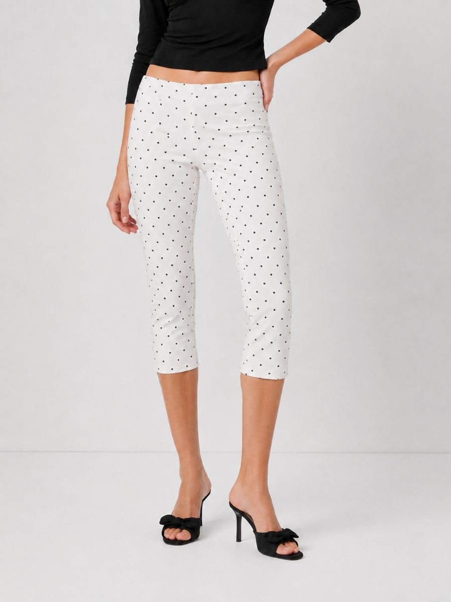 Polka Dot Capri Pants