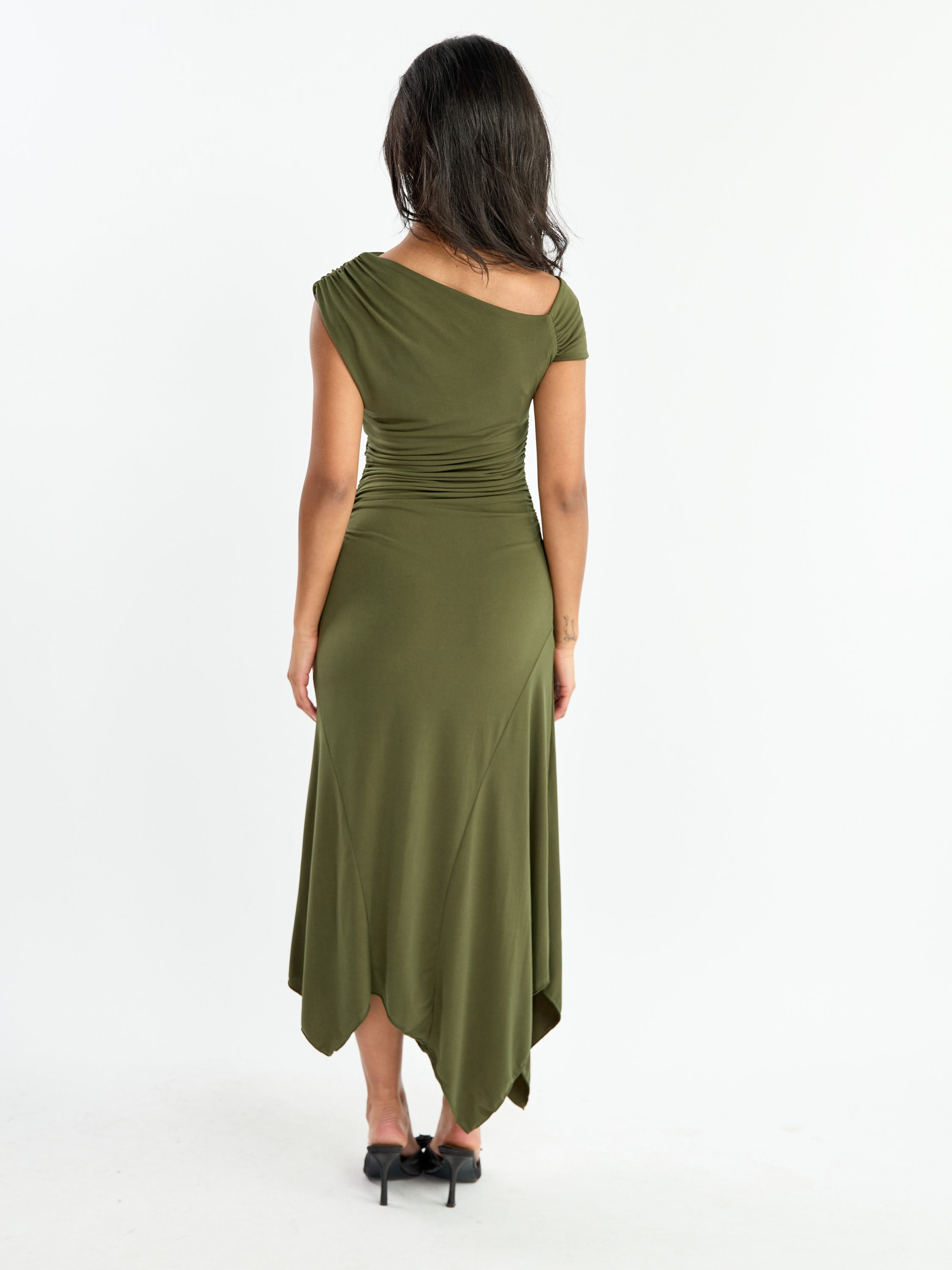 Nikky Drape Bottom Long Skirt